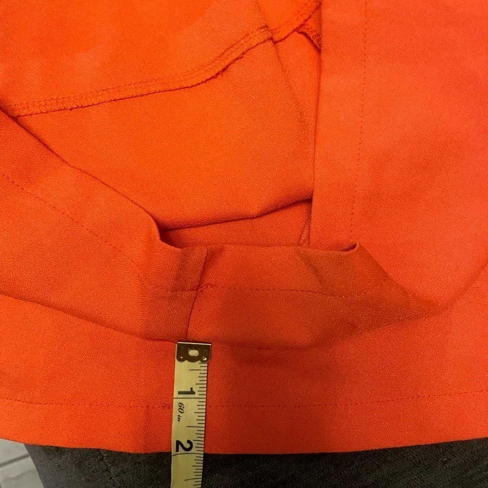 Boohoo Orange Shorts Romper Size 10 - B36 - Picture 9 of 9